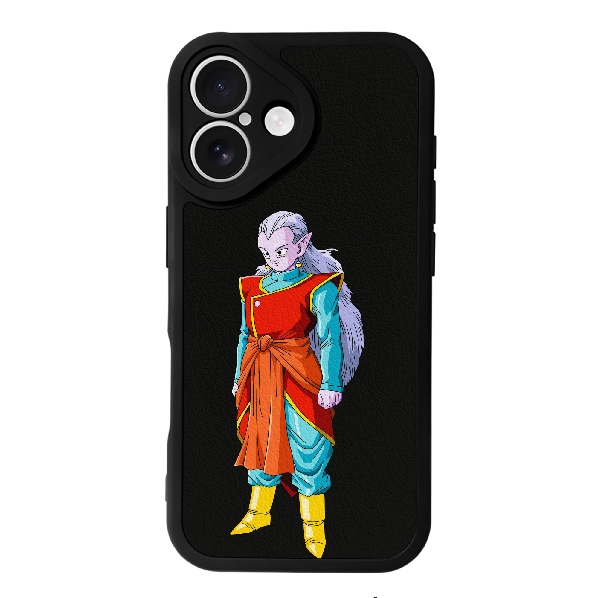 （画像用） ドラゴンボール DRAGON BALL 【iPhone 16シリーズ対応】シリコンスマホケース（レザー調） 材質：シリコン